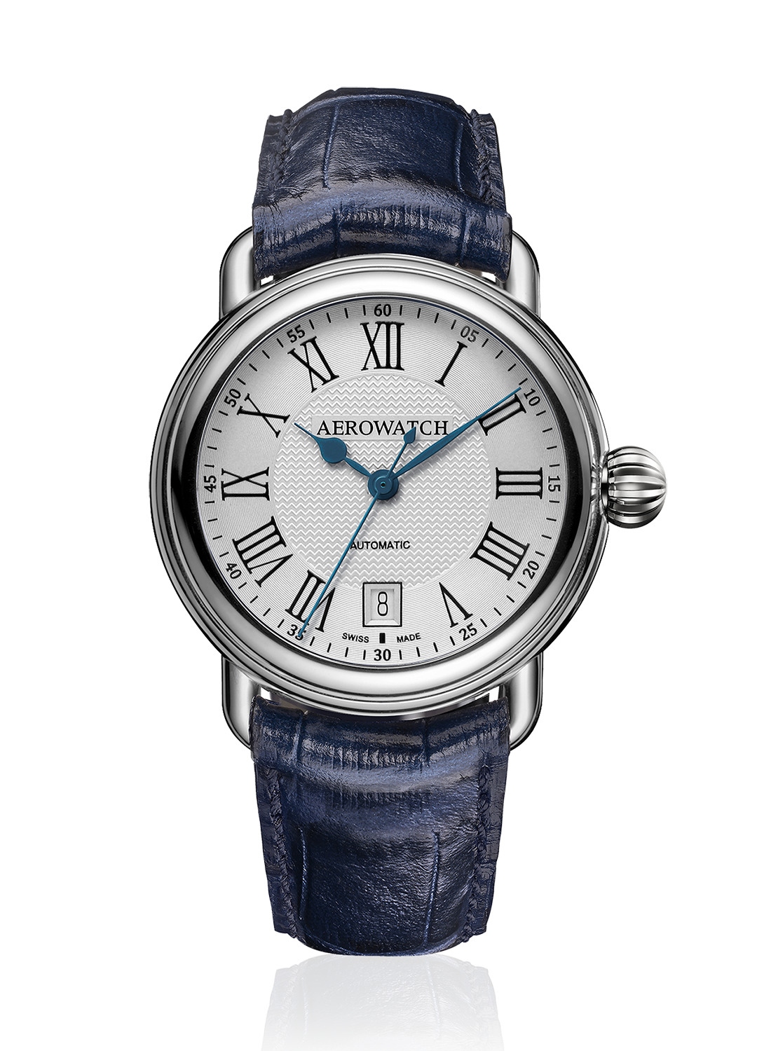 Herrenuhr, Armbanduhr, Herrenarmbanduhr, Aerowatch, Stahl, PVD, Handaufzug, Lederband, Stahlband, Uhr, Schweiz, Schweizer Uhren, Ronda, ETA, Uhrmacher, klassisch, elegant, sportlich, mondphase, sahak, faktor s, winterthur, zürich, Men's watch, wrist watch, men's wrist watch, Aerowatch, steel, PVD, manual wind, leather strap, steel strap, watch, Switzerland, Swiss watches, Selita, ETA, watchmaker, classic, elegant, sporty, moon phase, sahak, faktor s, winterthur, zurich, swissmade, jewellery, jewelry