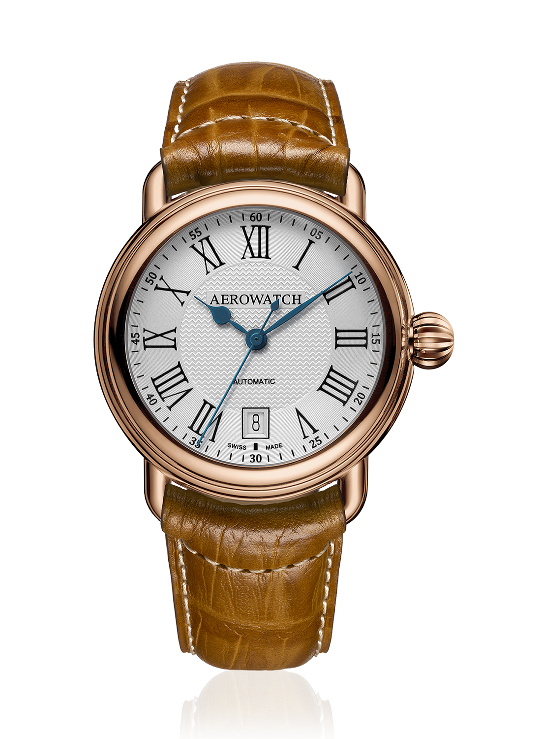 Herrenuhr, Armbanduhr, Herrenarmbanduhr, Aerowatch, Stahl, PVD, Handaufzug, Lederband, Stahlband, Uhr, Schweiz, Schweizer Uhren, Ronda, ETA, Uhrmacher, klassisch, elegant, sportlich, mondphase, sahak, faktor s, winterthur, zürich, Men's watch, wrist watch, men's wrist watch, Aerowatch, steel, PVD, manual wind, leather strap, steel strap, watch, Switzerland, Swiss watches, Selita, ETA, watchmaker, classic, elegant, sporty, moon phase, sahak, faktor s, winterthur, zurich, swissmade, jewellery, jewelry